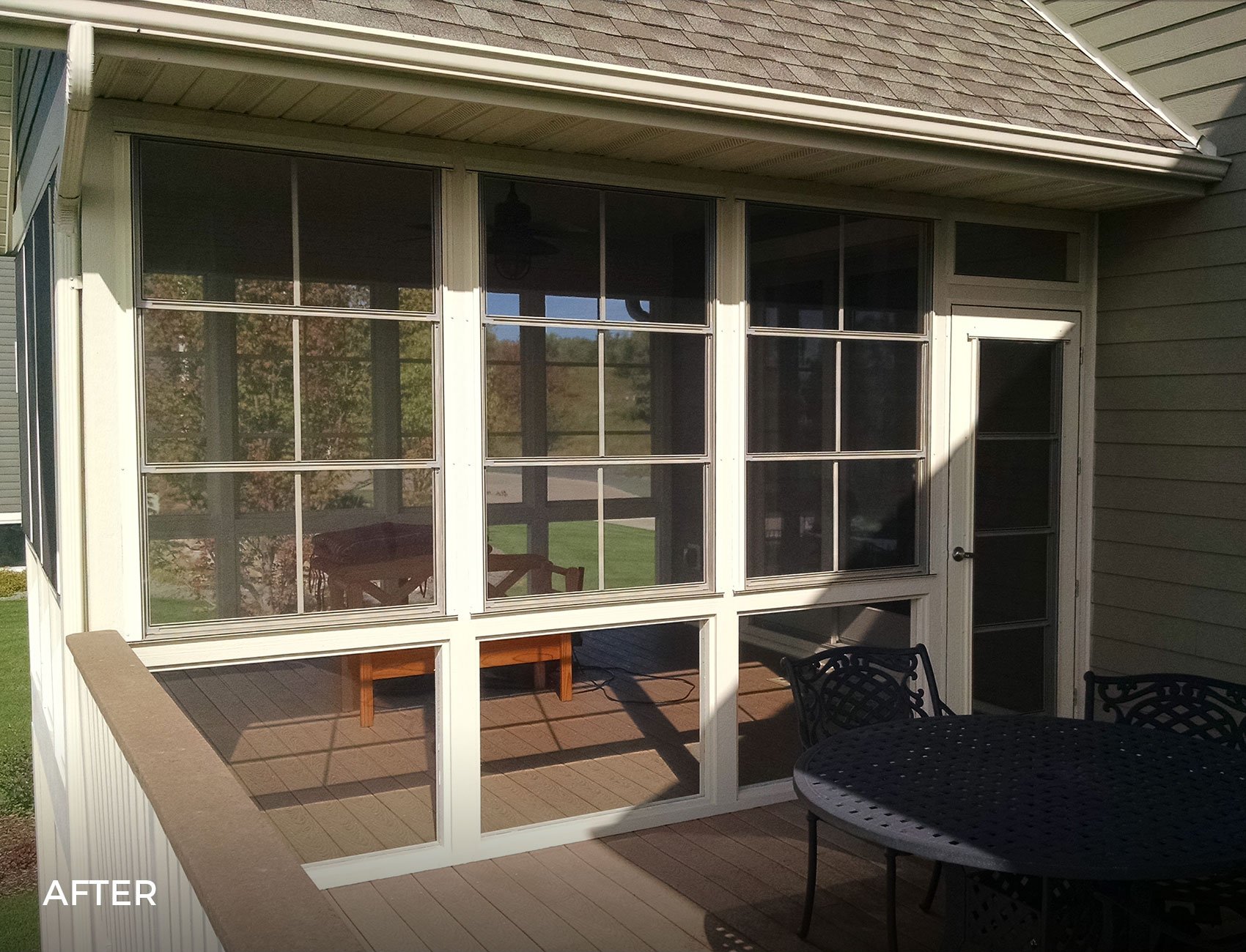 After photo of a screen porch 1