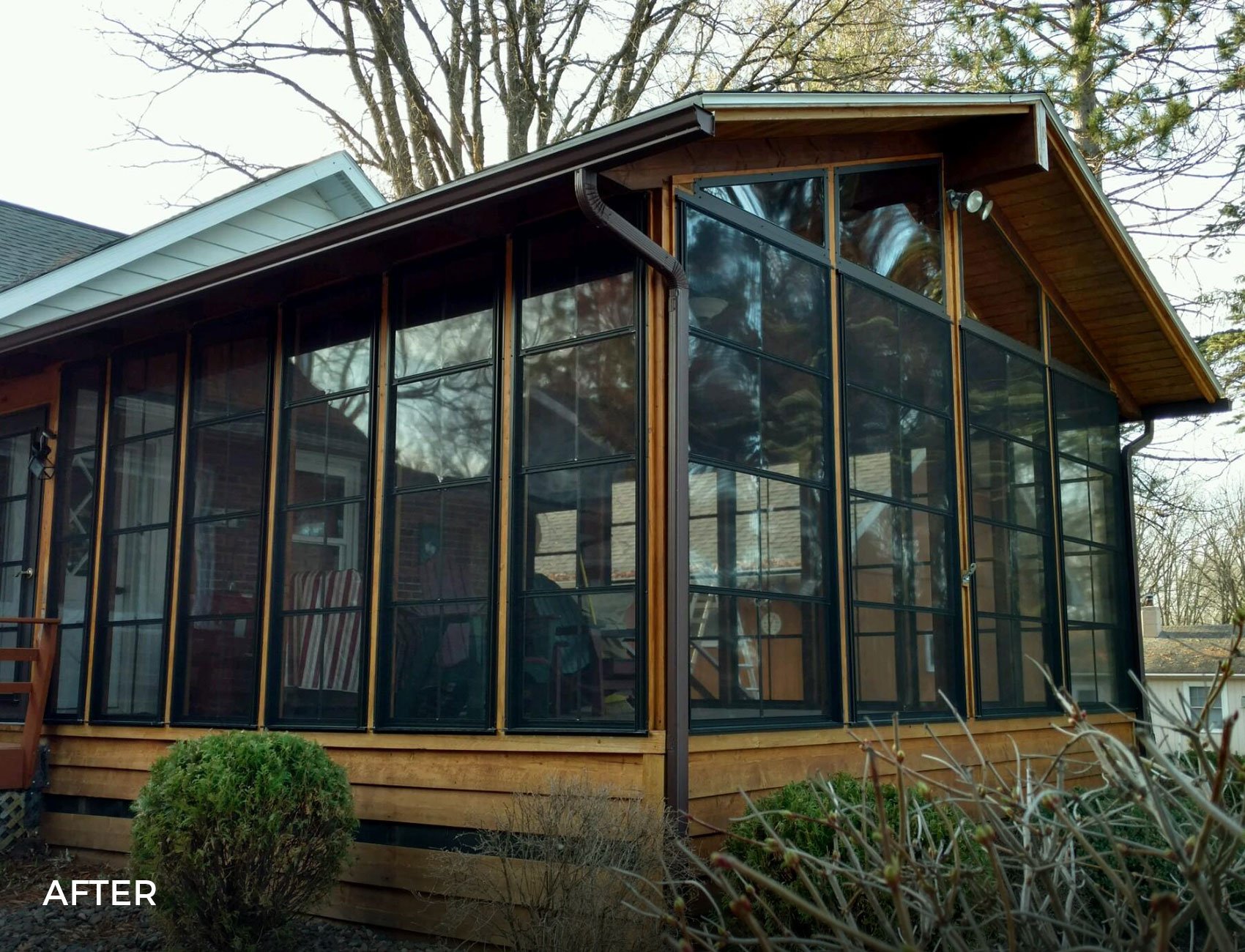 After photo of a screen porch 2