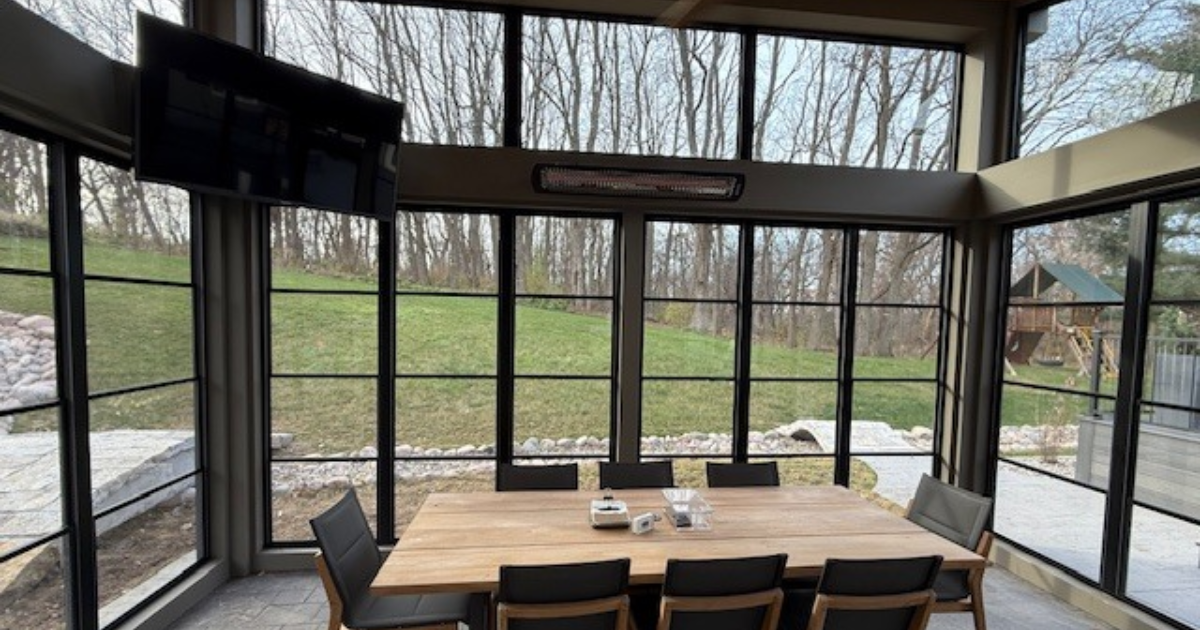Dining in your three season porch